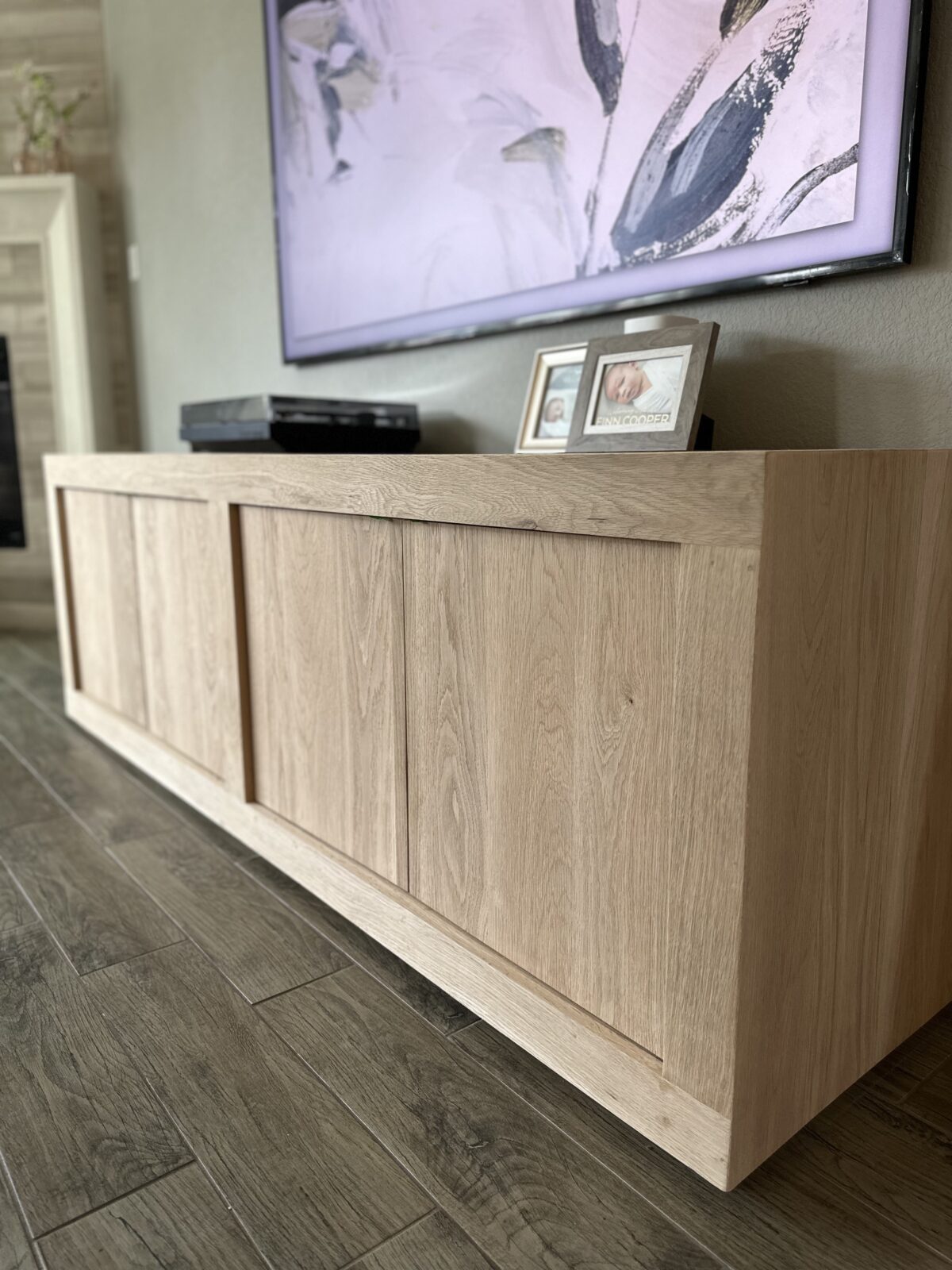 DIY Fireplace Mantle & Board and Batten Olivegrey Avenue